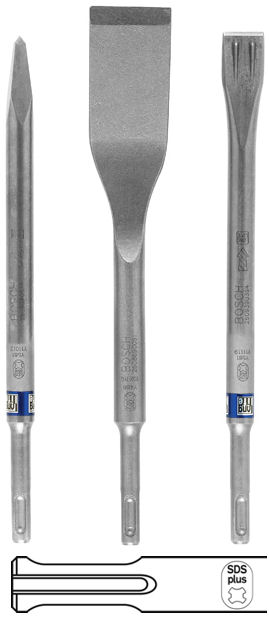 Bosch SDS-plus Meißelset 2607019159